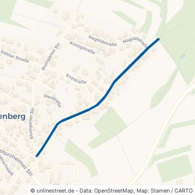 Neckarstraße 75328 Schömberg Schwarzenberg 