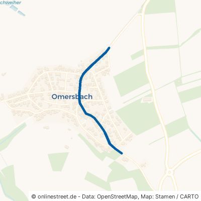 Dorfstraße Geiselbach Omersbach 