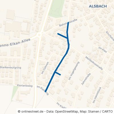 Rosengartenstraße Alsbach-Hähnlein Alsbach 
