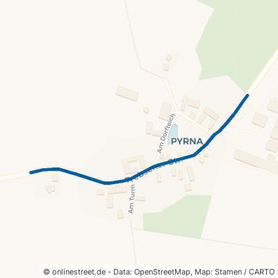 Trebsener Straße Wurzen Pyrna 
