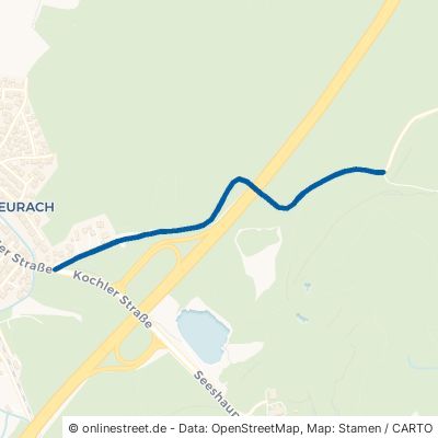 Nantesbucher Weg Iffeldorf Untereurach 