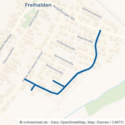 Hofwiesweg Jettingen-Scheppach Freihalden 