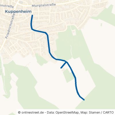 Stadtwaldstraße Kuppenheim 