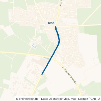 Leeraner Straße Hesel Holtland 