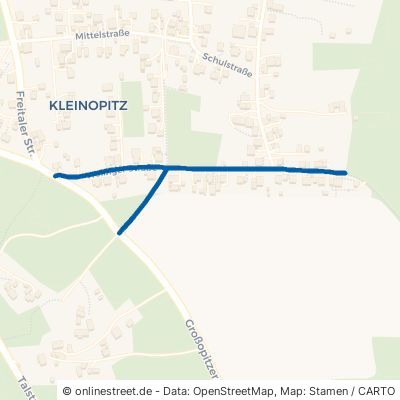 Weißiger Straße Wilsdruff Kleinopitz 