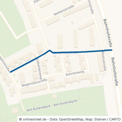 Geranienstraße Moers Achterathsfeld 
