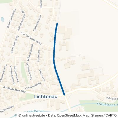 Schulweg Lichtenau 
