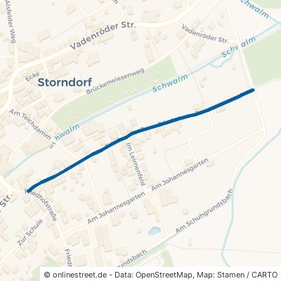 Friedensstraße Schwalmtal Storndorf 