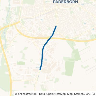 Borchener Straße Paderborn Kernstadt 