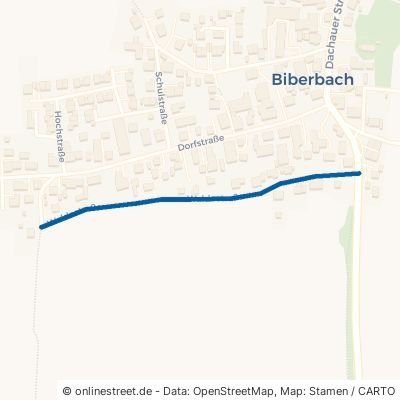 Waldostraße Röhrmoos Biberbach 