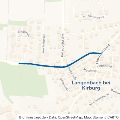 Hochstraße Langenbach bei Kirburg 