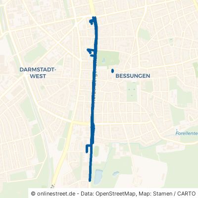 Heidelberger Straße Darmstadt Darmstadt-Bessungen 