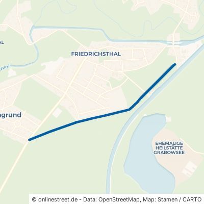 Malzer Chaussee Oranienburg Friedrichsthal 