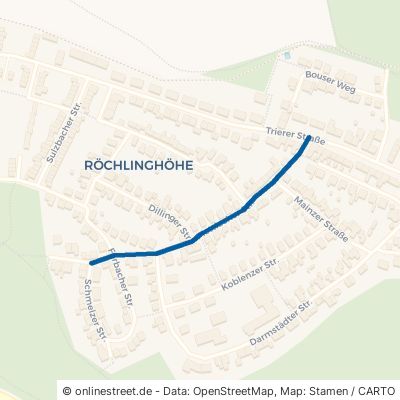 Mettlacher Straße Völklingen Röchling-Höhe 