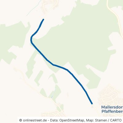 Gemeindeverbindungsstraße Mallersdorf-Pfaffenberg Pfaffenberg 