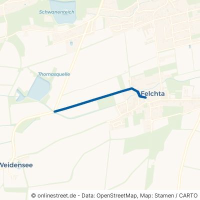 Eigenrieder Weg Mühlhausen Felchta 