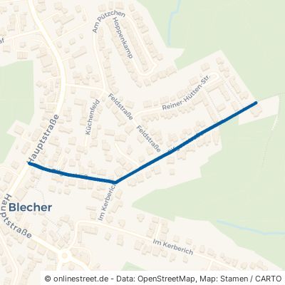 Eifgenstraße Odenthal Blecher 