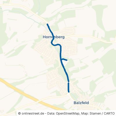 Ortsstraße Dielheim Horrenberg 
