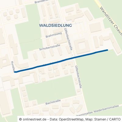 Mendelssohnstraße Bernau bei Berlin Waldsiedlung 