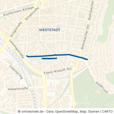 Dantestraße 69115 Heidelberg Weststadt Weststadt