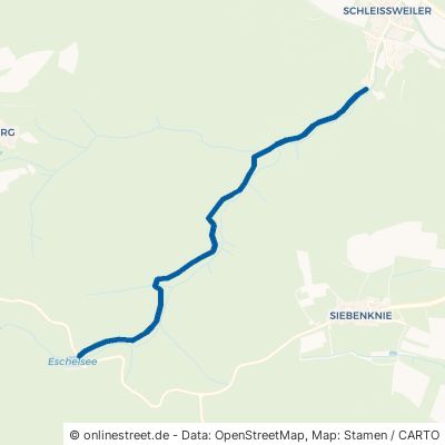 Breithaldesträßle Sulzbach an der Murr Ittenberg 