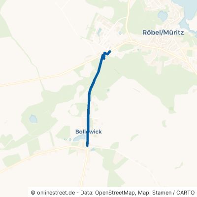 Röbeler Straße Bollewick Ludorf 