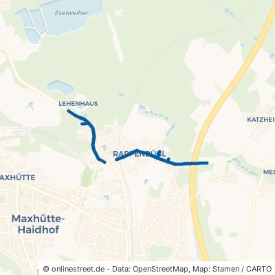 Teublitzer Straße Maxhütte-Haidhof Verau 