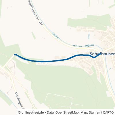 Althengstetter Straße Weil der Stadt Schafhausen 