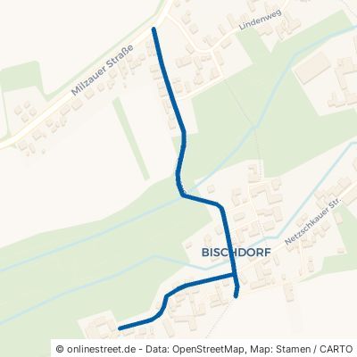 Bischdorfer Straße Bad Lauchstädt Milzau 