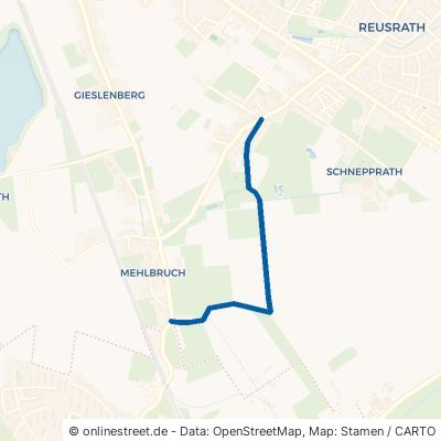 Rennstraße Langenfeld Reusrath 