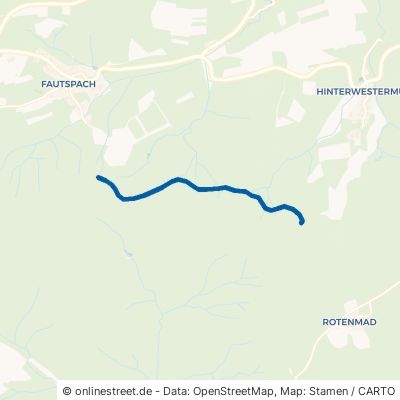 Roßwiesenweg Althütte Fautspach 