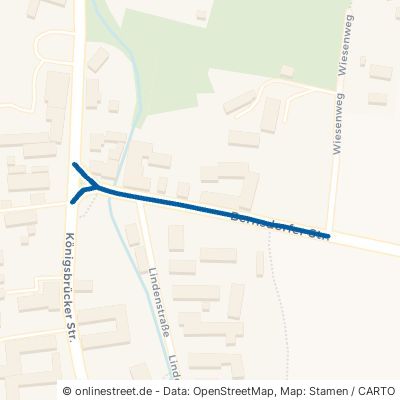 Bernsdorfer Straße Schwepnitz Grüngräbchen 