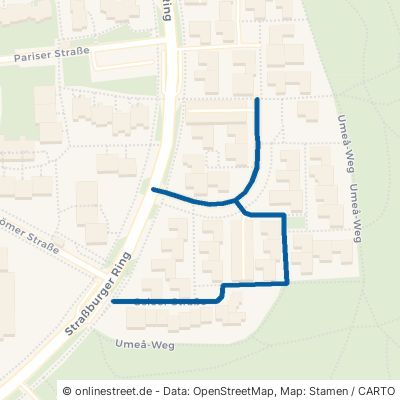 Osloer Straße Würzburg Heuchelhof 