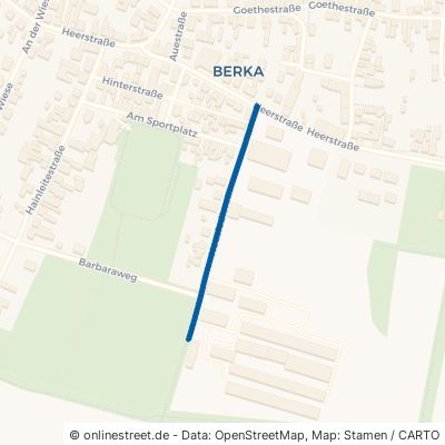 Neusiedlerstraße Sondershausen Berka 