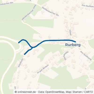 Steinbüchelstraße Simmerath Rurberg 