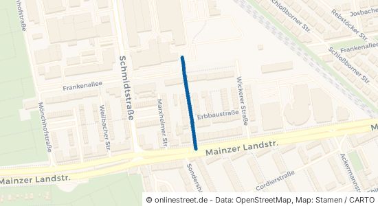 Rüsselsheimer Straße 60326 Frankfurt am Main Gallus Innenstadt