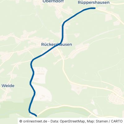 Siegener Straße Bad Laasphe Rückershausen 