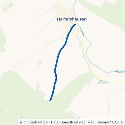 Großenlüderer Weg Schlitz Hartershausen 