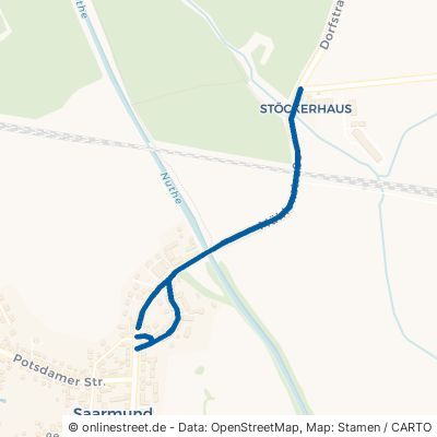 Mühlenstraße Nuthetal Saarmund 
