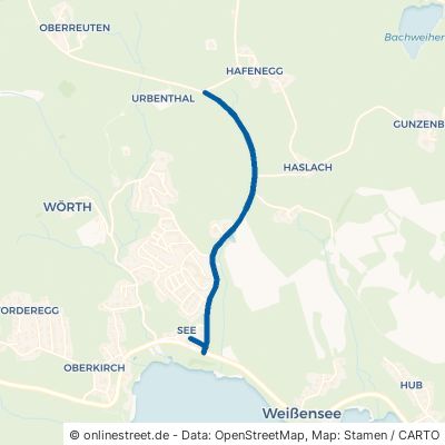 Gschrifter Straße Füssen Weißensee 