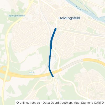Stuttgarter Straße Würzburg Heidingsfeld 