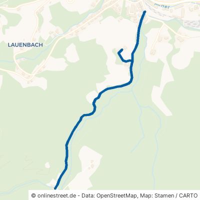 Simmersbach 77883 Ottenhöfen im Schwarzwald Ortsgebiet 