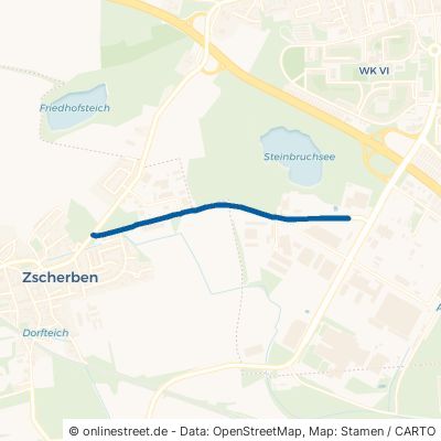 Zscherbener Landstraße Teutschenthal Zscherben 