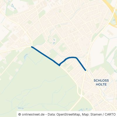 Sender Straße Schloß Holte-Stukenbrock Sende 