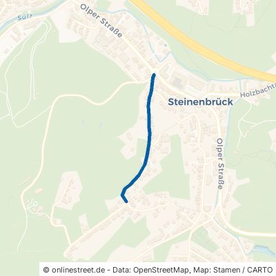 Bücheler Straße Overath Steinenbrück 