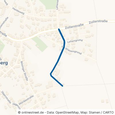 Wiesenstraße Altensteig Spielberg 