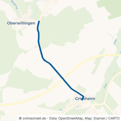 Willinger Weg Ilmtal Griesheim 