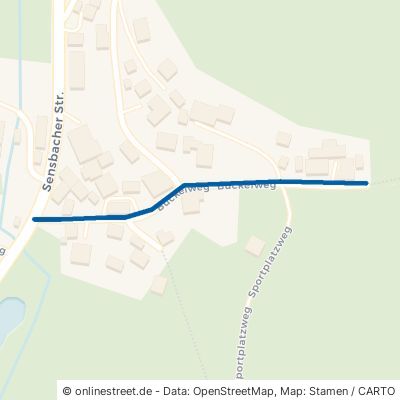 Buckelweg Oberzent Ober-Sensbach 