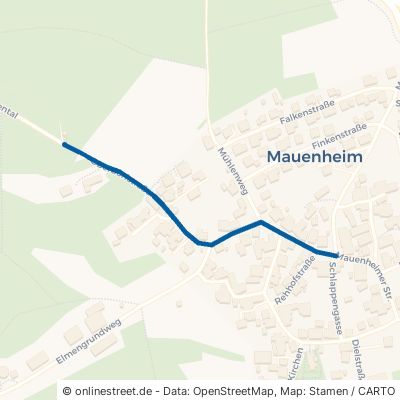 Oberdorfstraße Immendingen Mauenheim 
