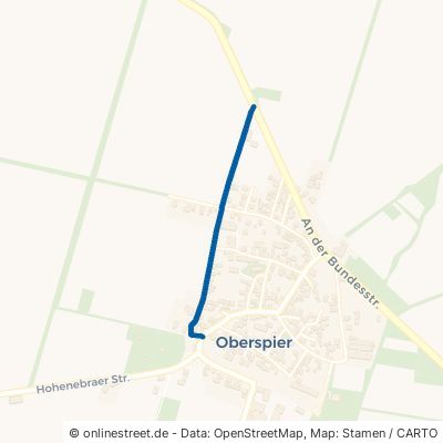 Siedlungsstraße Sondershausen Oberspier 
